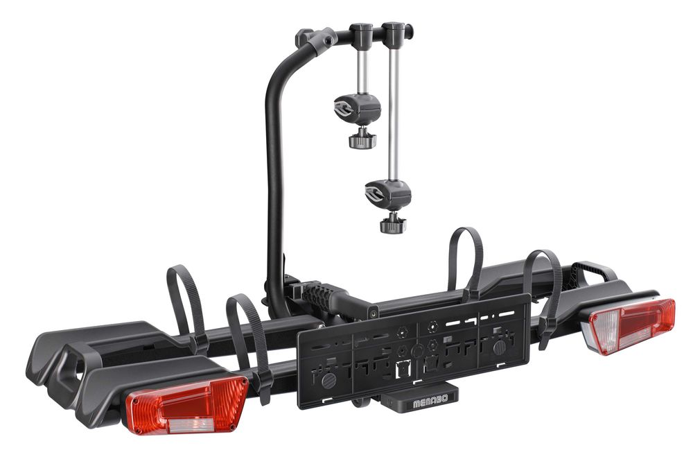 Suport biciclete Menabo Orbit 2 pentru 2 biciclete pe carligul de remorcare