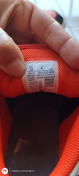Air Jordan 1 Low Team Orange