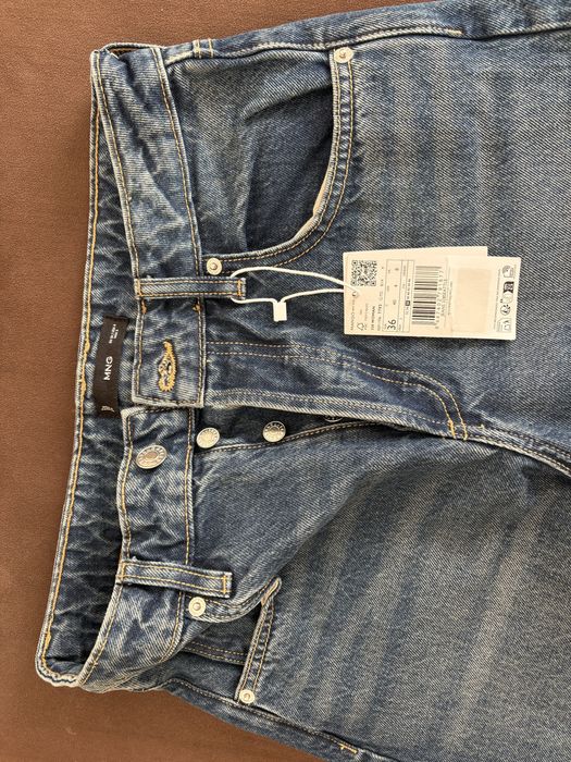 Дънки Mango - Wide leg jeans with buttons