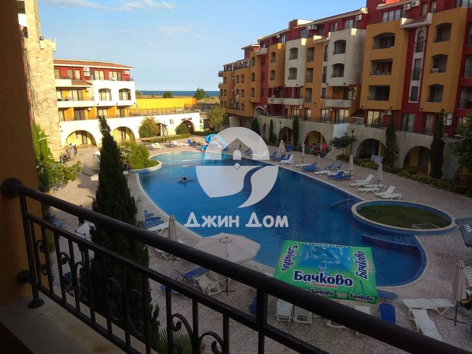 Двустаен апартамент с ПАНОРАМА МОРЕ в к-с „Марина Kейп“, гр. Ахелой