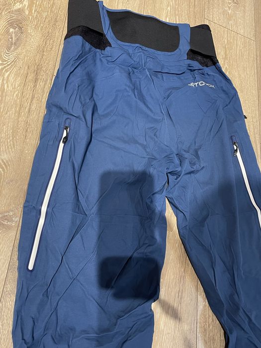 Pantaloni ski/snowboard Ortovox 3L Deep Shell,Mernio, 20k, blue - L