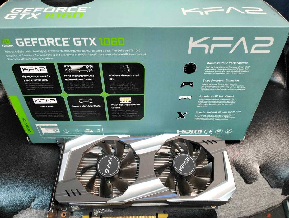 Продавам Видеокарта KFA2 GEFORCE GTX 1060 OC 6GB