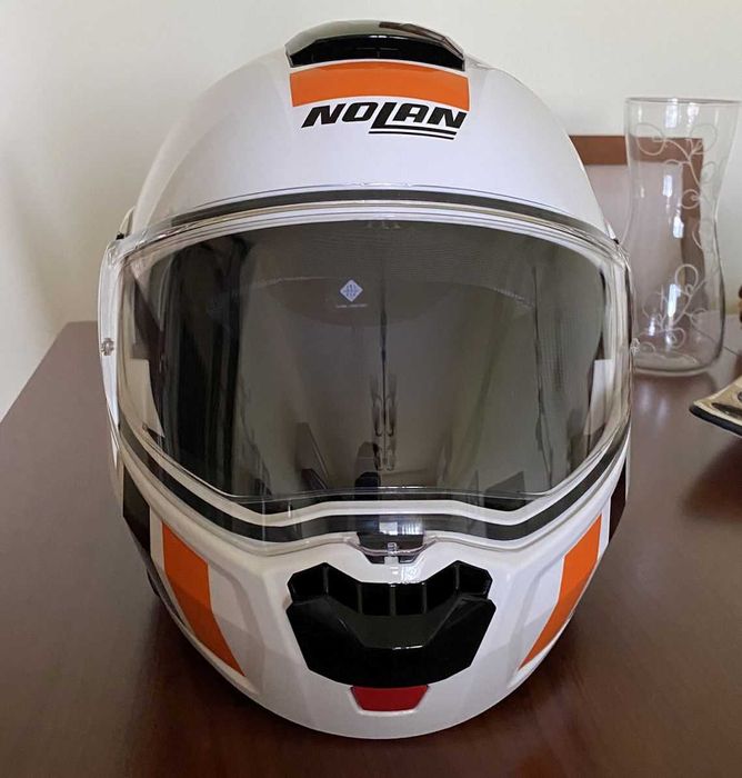 Casca moto NOLAN N90-3 FlipUp cu sistem comunicare N-COM B602R integrat