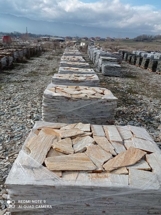 Естествен камък гнайс за облицовка,настилка,декорация