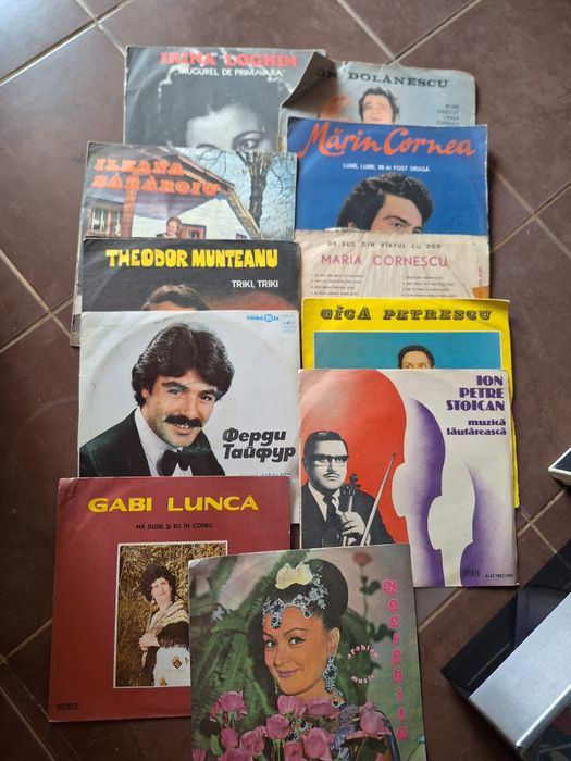 Discuri vinil muzica populara,  lautareasca