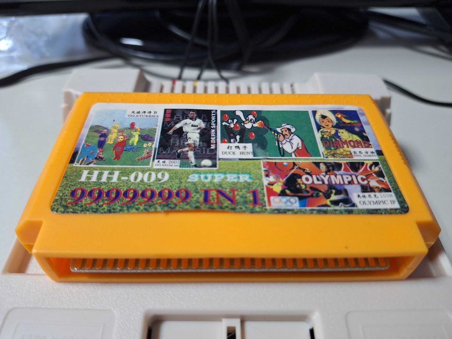 Olympic 9999999 in 1, caseta discheta clasica cu joc pentru consola TV