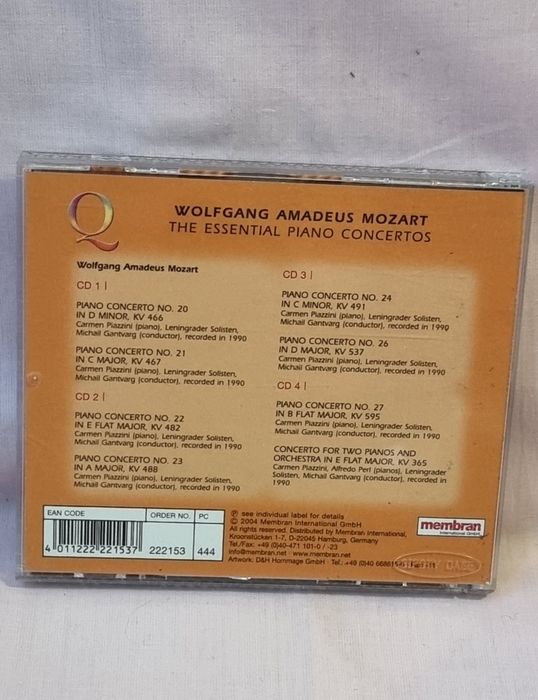 Quadromania Set 4 Cd--uri. The Essential Piano Concertos