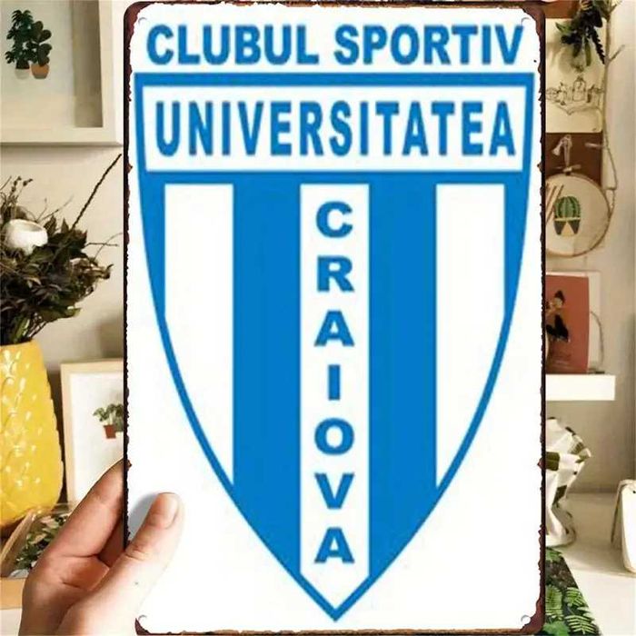 Placa metalica 30/20cm Universitatea Craiova