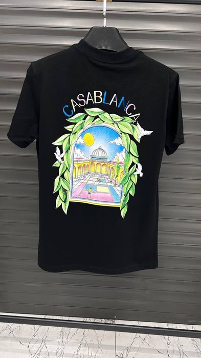 Tricou Casa Blanca negru premium