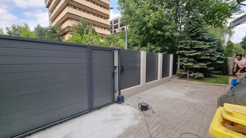 Garduri si porti din lamela aluminiu