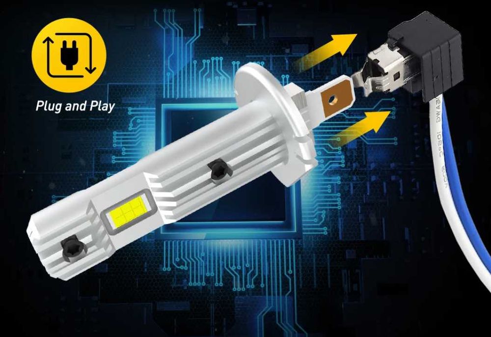 H1 LED Крушки за Фарове 6500К