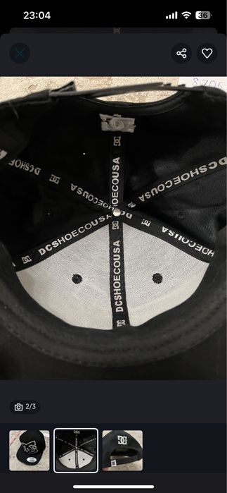 Кепка DC новая скейт