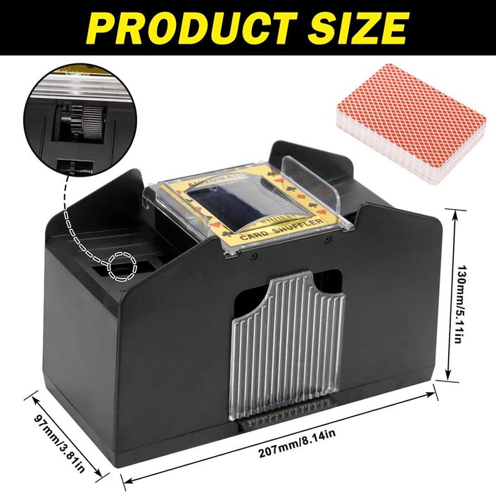 Автоматична машина за разбъркване на карти електрическа