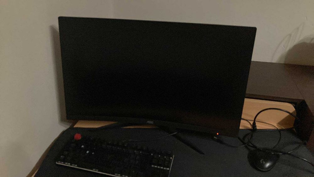 Монитор:  AOC, CQ27G2U/BK 144hz