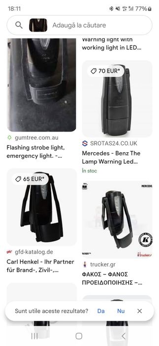 Lampa auto LED avertizare / avarie