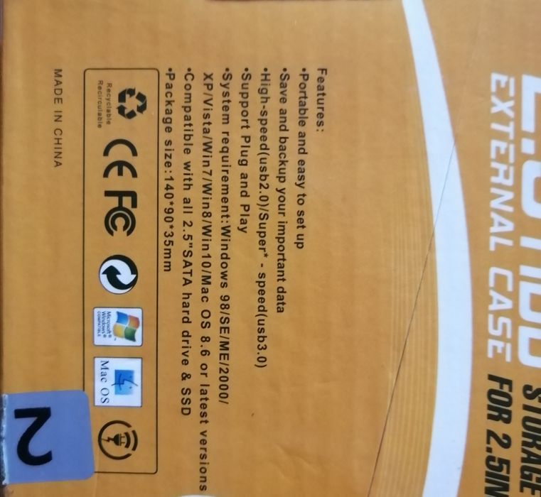 Външен HDD 1 TB. .