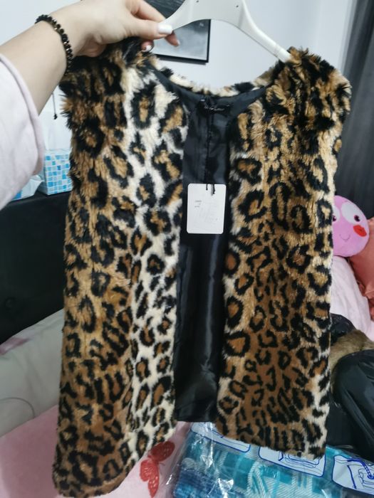 Vesta blanita leopard/animal print nude/crem/bej