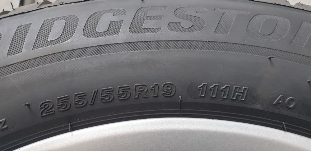 4 Roti Alu 255/55/19  Q7 Bridgestone Dot 2024 IARNĂ M+S  imp.Germ.
