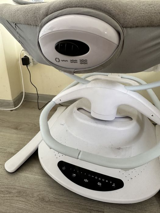 ТОП Оферта!! CANGAROO Електрическа люлка - шезлонг 2в1 LA SCALA МЕНТА