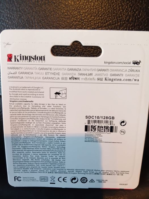 Sd флэшки новые kingston