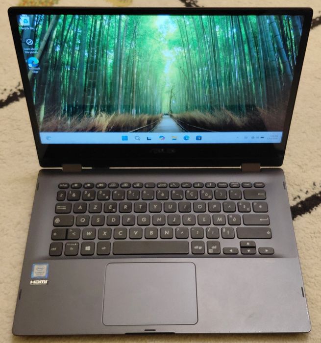 Laptop Asus Flip 14 i3 7020 12gb ram 256gb ssd cu touchscreen