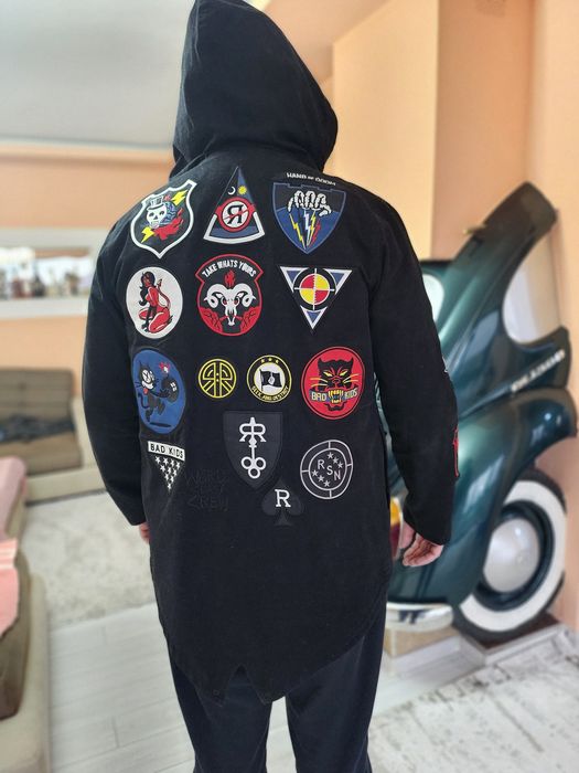 Мъжко яке REASON BRAND Affiliated Fishtail Parka в черно размер XL