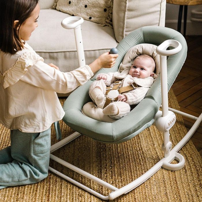 BEABA Бебешка люлка и стол за хранене 2в1, 4 височини, 3 наклона