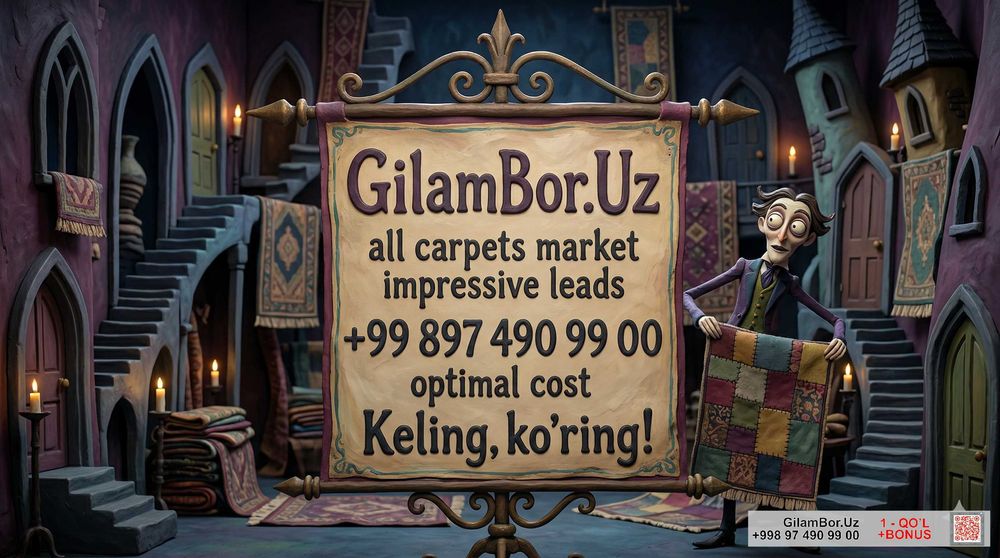 Bektemir Gilam Palas Dorojka Kavrolan GilamBor.Uz Ковер Палас Дорожка!
