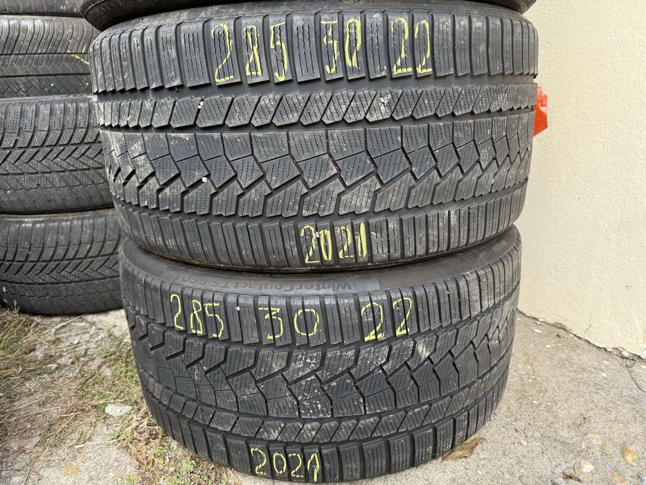 285/30/22” Set 4 buc CONTINENTAL dot 2021.anv M+S Iarnă.IMPECABILE.