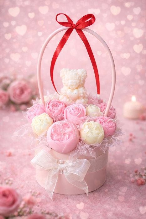 Aranjament din ceara de soia