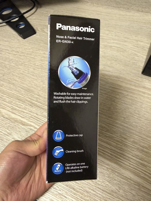 Триммер Panasonic ER-GN30-K (для носа, ушей и бровей) — Новый
