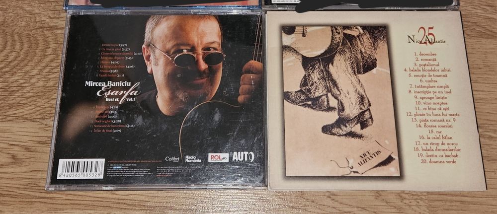 Lot 2 Cd-uri : Mircea Baniciu si Nicu Alifantis