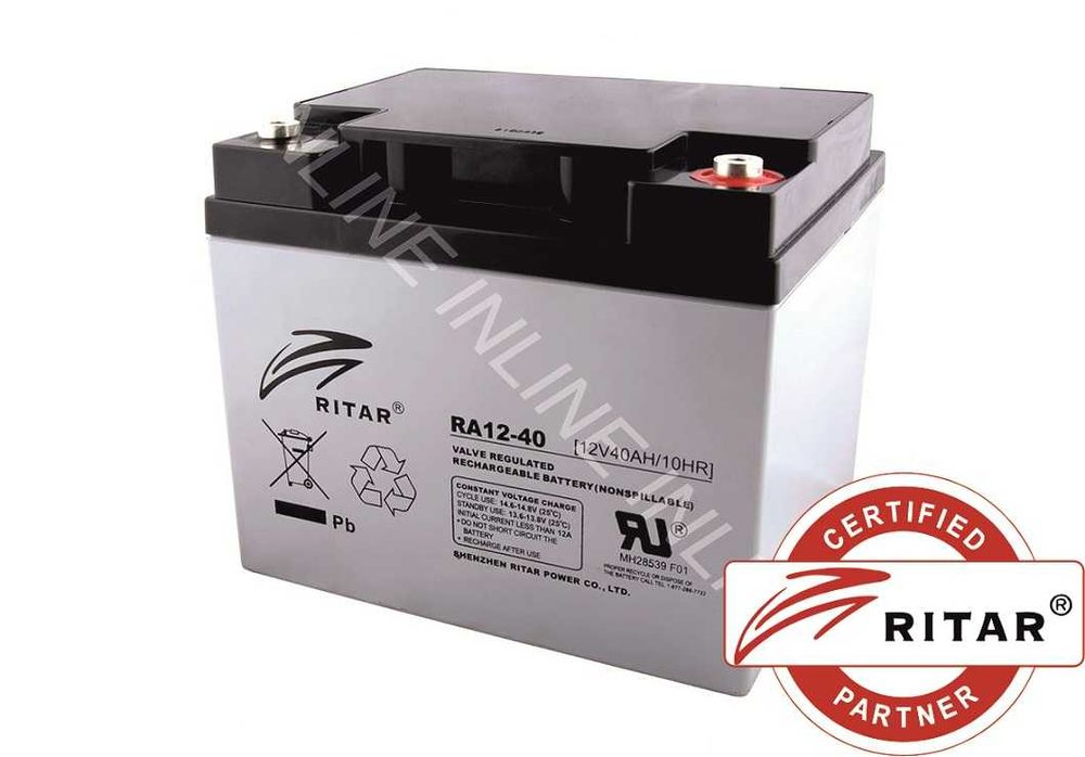 Аккумуляторные Батареи для UPS - RA12-40 (12V, 40Ah)