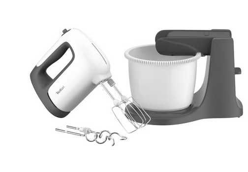Mixer cu bol Tefal Prep'Mix+HT464138,500W,bol2.5Lauto-rotativ,5 trepte