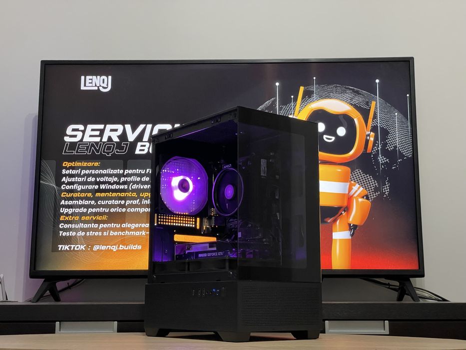 Calculator / Sistem PC Gaming - R5 2600, 1650 4GB, 16GB 3200, 256GB SSD