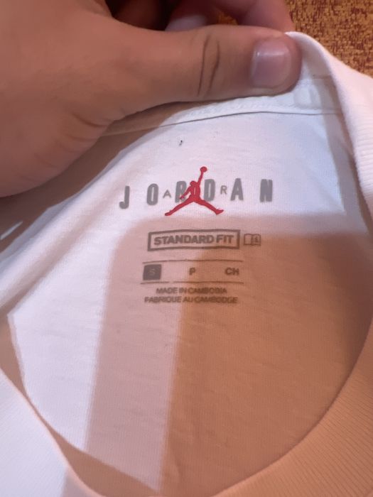 tricou jordan original alb