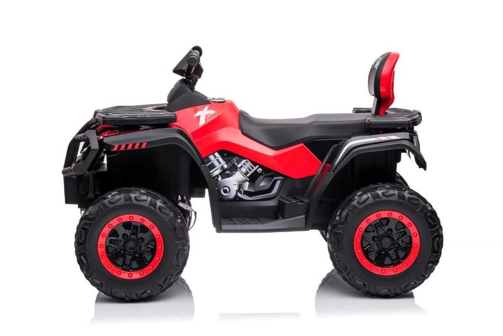 ATV electric pt copii Autokids 24V 4x4 cu cupa 3-10 ani (S615) Rosu