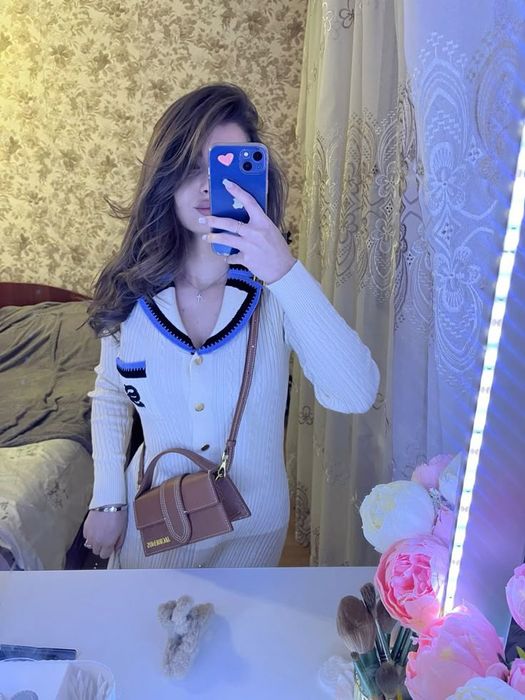 Вязаные платья..