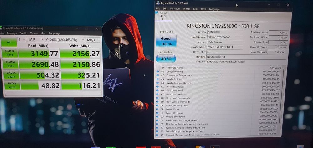 Asus Zephyrus G14 5900HS, RTX 3050TI, 16GB, 512Gb, 2k, 120hz