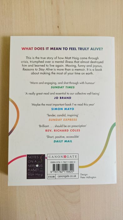 Reasons to stay alive - Matt Haig