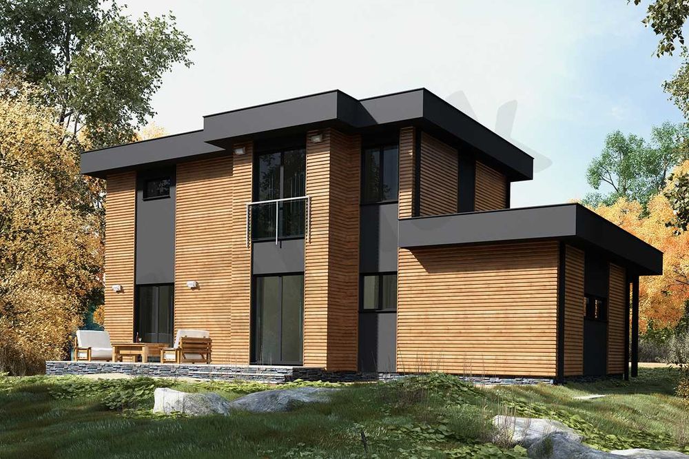 Дома с прямой крышей фото Дома с прямой крышей фото