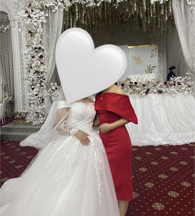 Турецкая красная платье