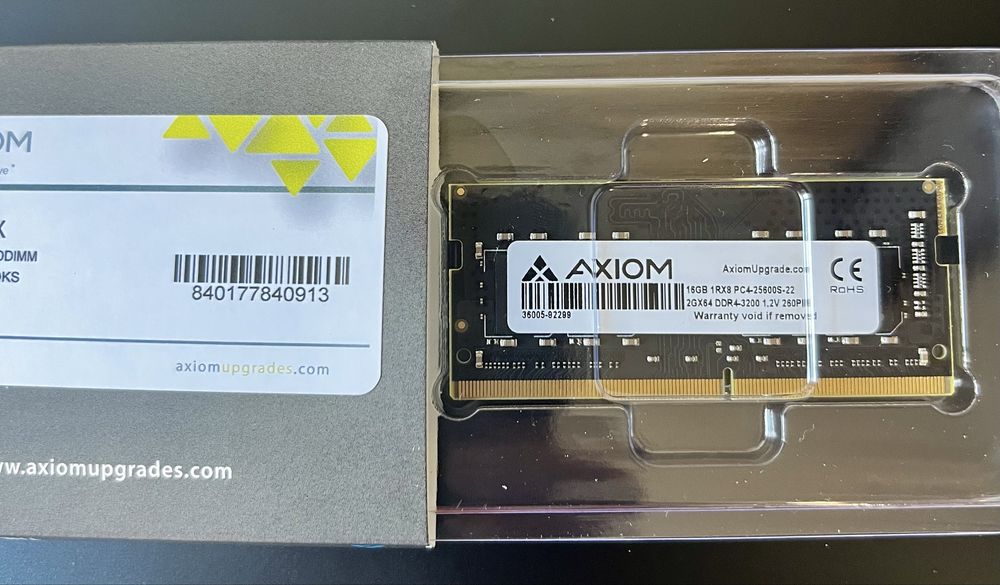 Axiom 16GB DDR4-3200 SODIMM for HP-13L75AA, 141H5AA