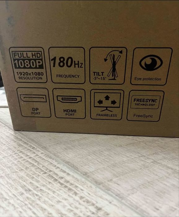 Монитор 24" ARG M24Y1F2557 черный