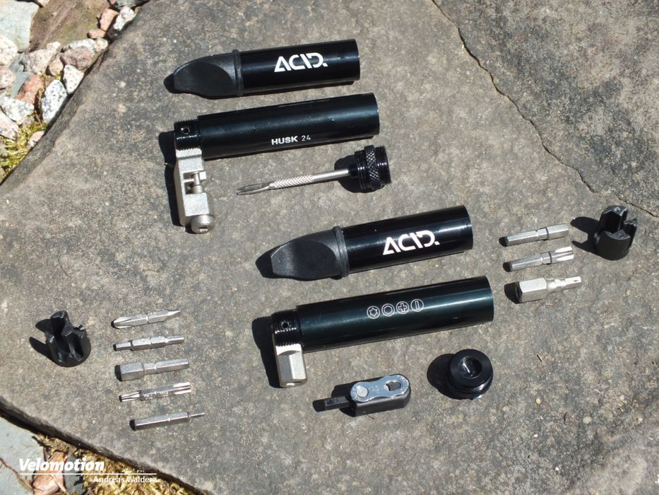 Set trusa scule bicicleta in ghidon multi-tool Cube Acid Husk 24