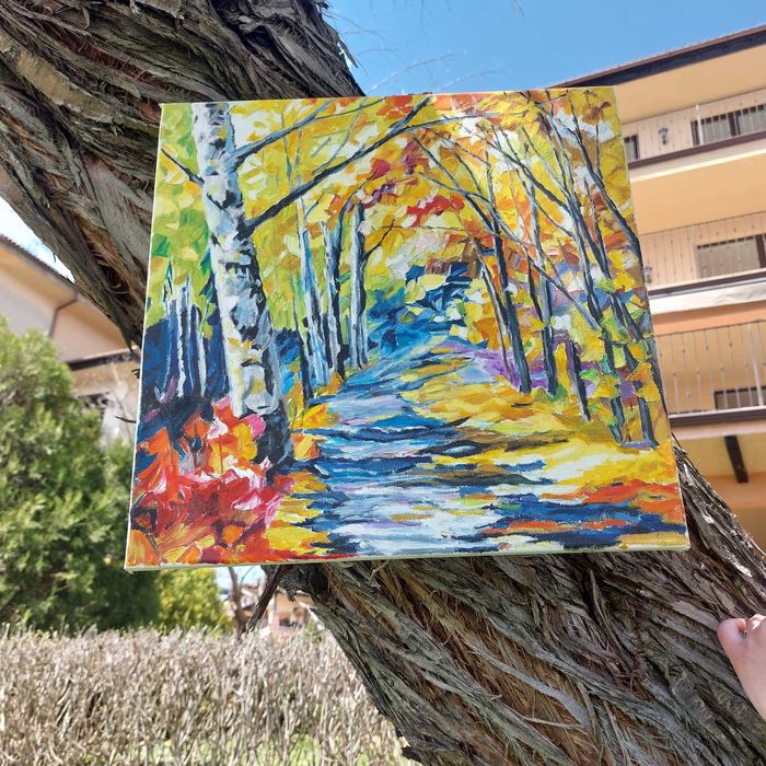 Картини. Маслени бои върху платно.