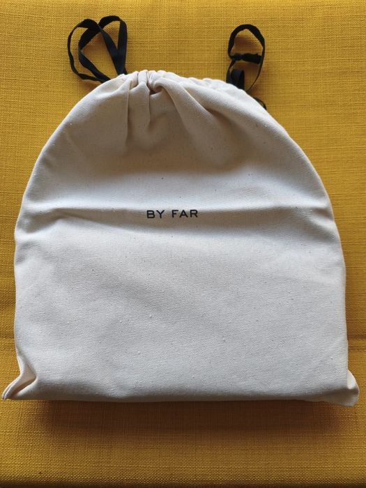 Дамска чанта BY FAR RACHEL Nutella Croco Embossed Leather Shoulder Bag