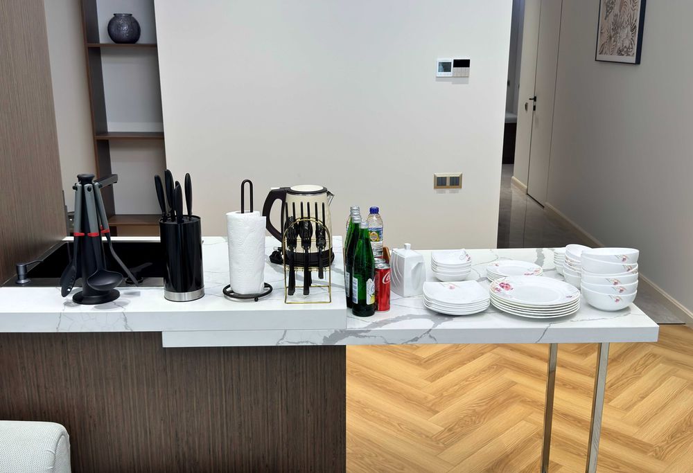 Kunlik ijara Nest One turar joy kompleksida 3 xonalik lyuks apartamen