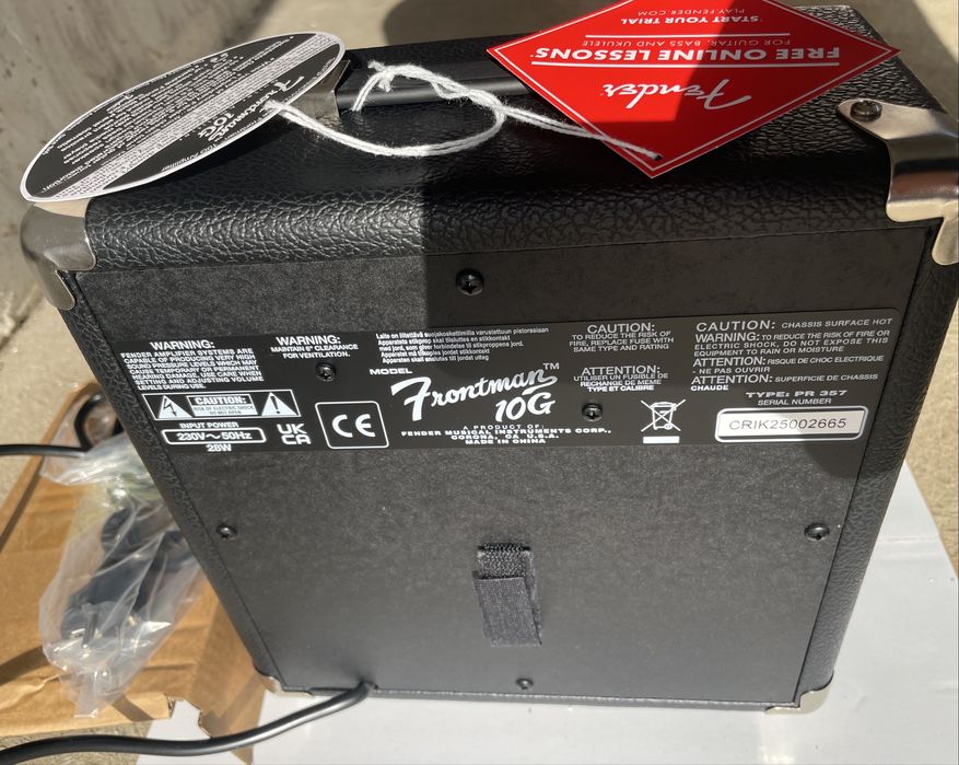 Combo pentru chitara electrica Fender Frontman 10G, 10w difuzor 6”