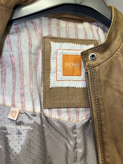 Кожено яке Boss Hugo Boss